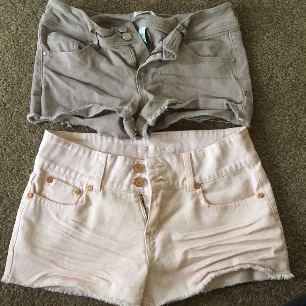 Short shorts from Charlotte Rousse.